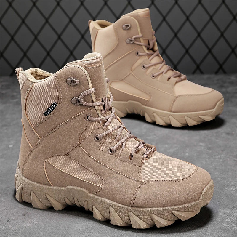 Men's Suede Outdoor Non-Slip Hiking Boots