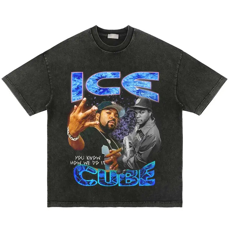 Ice Cube Harajuku Graphic Tee - Hip-Hop Style Essential