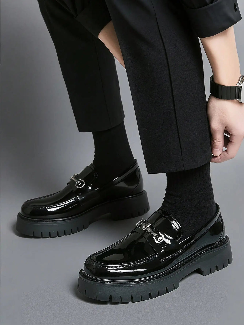 Men's Classic Thick Soled Penny Loafers