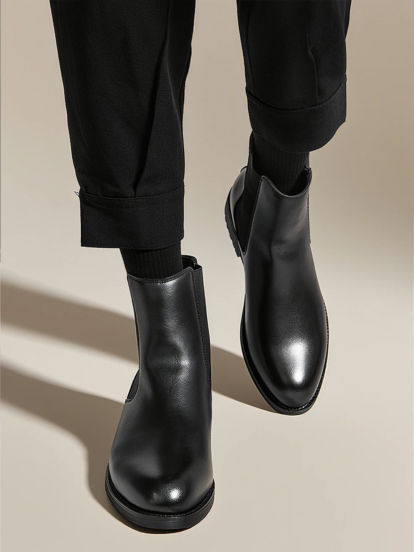 Men's Classic Designer Leather Chelsea Boots