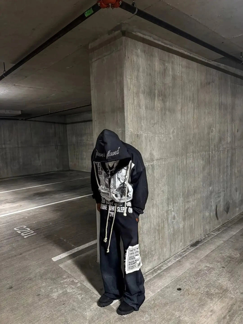 High Fashion Retro Patchwork Zipper Y2K Set