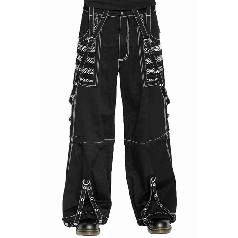 Y2K Punk Denim E-girl Baggy Cargo Pants