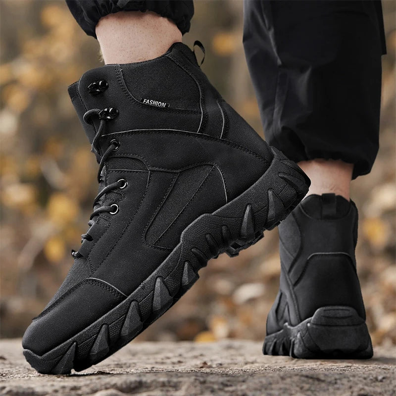 Men's Suede Outdoor Non-Slip Hiking Boots