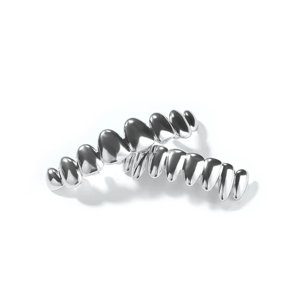 14K Gold Polished Plated Grillz