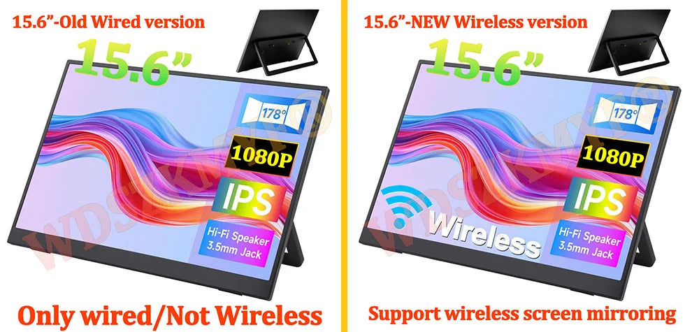 Portable External Wireless/Wired Monitor