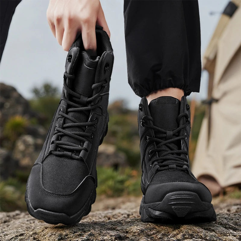 Men's Suede Outdoor Non-Slip Hiking Boots