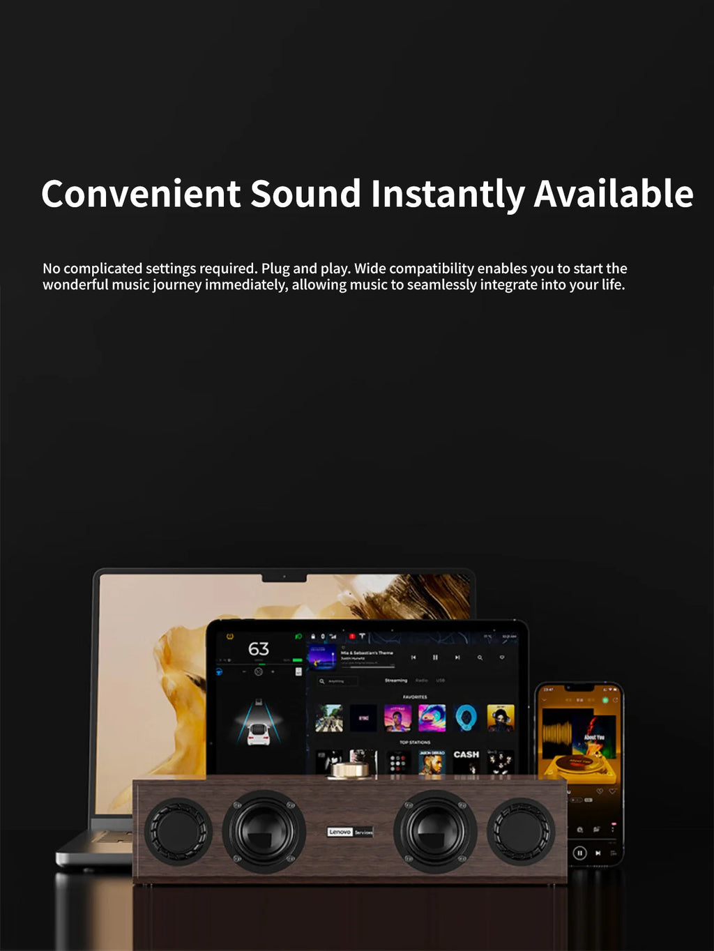 Universal Wired/Wireless Dual Retro Speakers