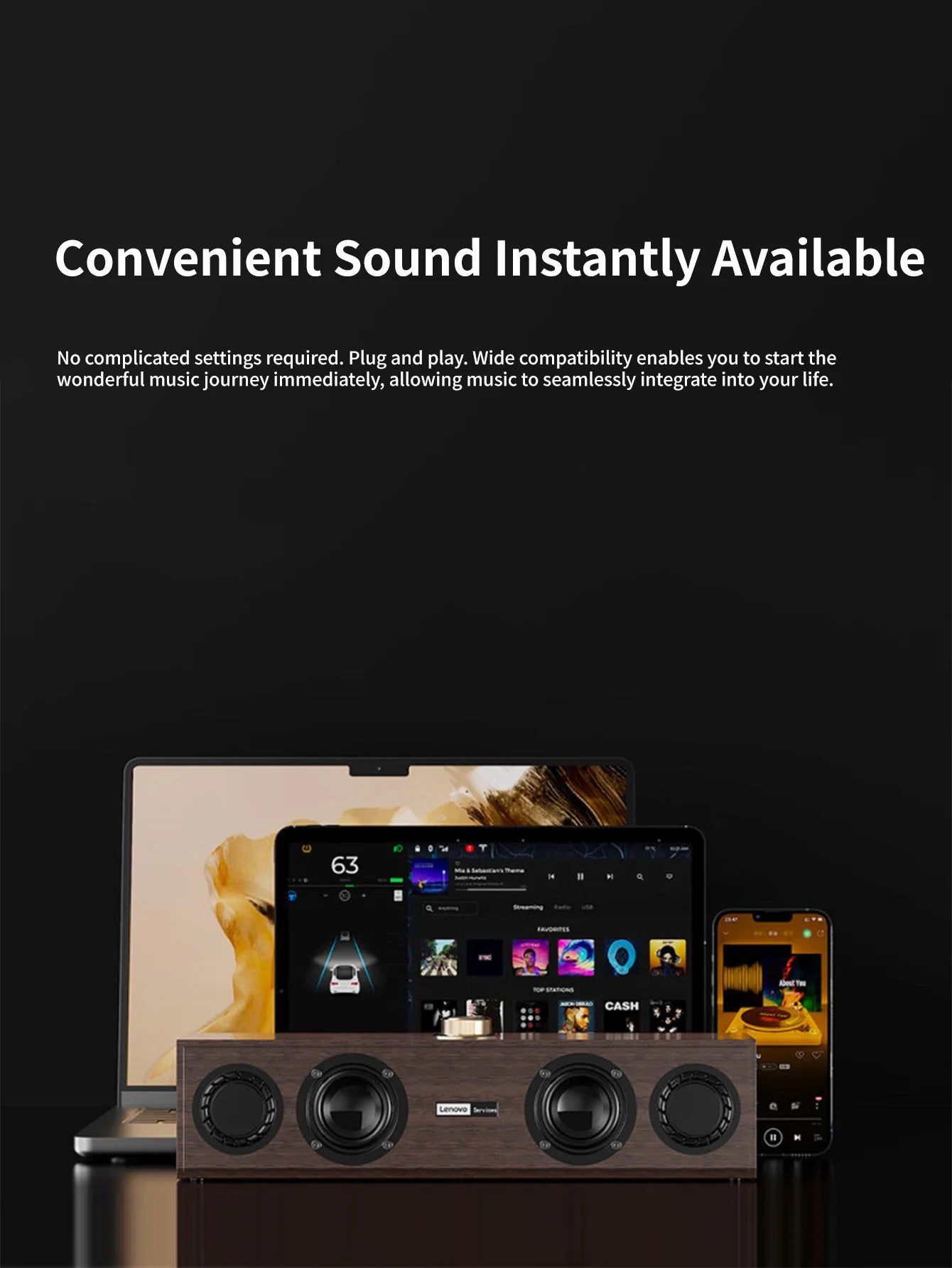 Universal Wired/Wireless Dual Retro Speakers