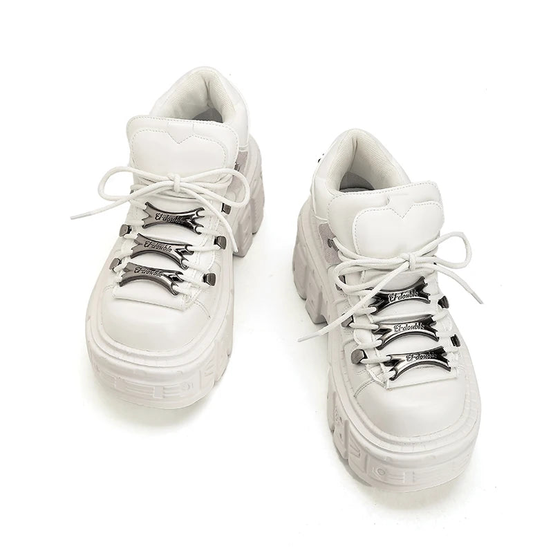 Women's Chunky Retro Platform Ankle Boots