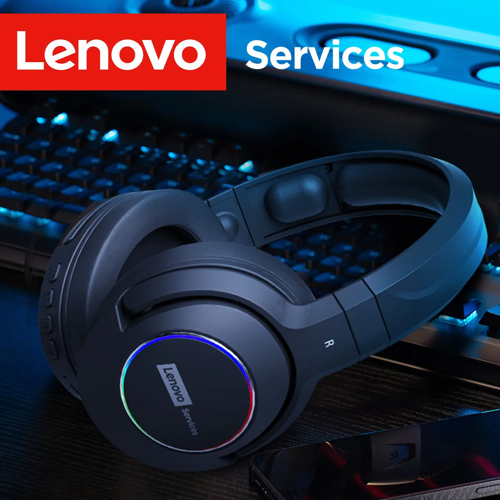 Low Latency Wireless Tri-Mode Headset with In-Game Noise Reduction by Lenovo