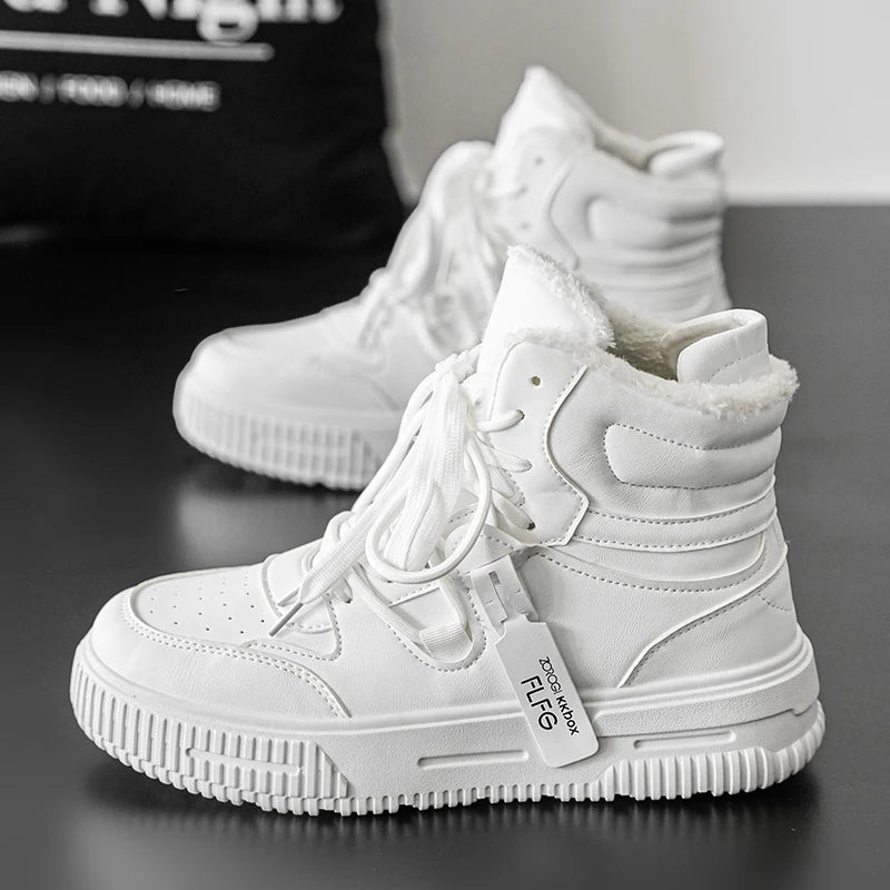 Warm Retro Fur Ankle Boots