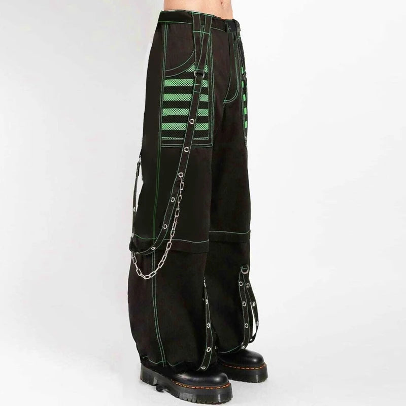 Y2K Punk Denim E-girl Baggy Cargo Pants